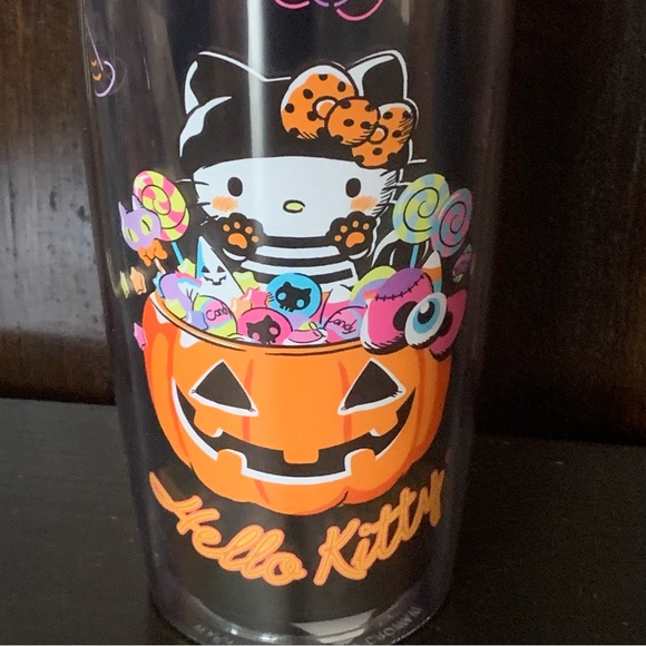 Hello Kitty Cat Burglar Halloween Tumbler - Jack O’Lantern Candy Ghost Eyeball - Picture 2 of 14
